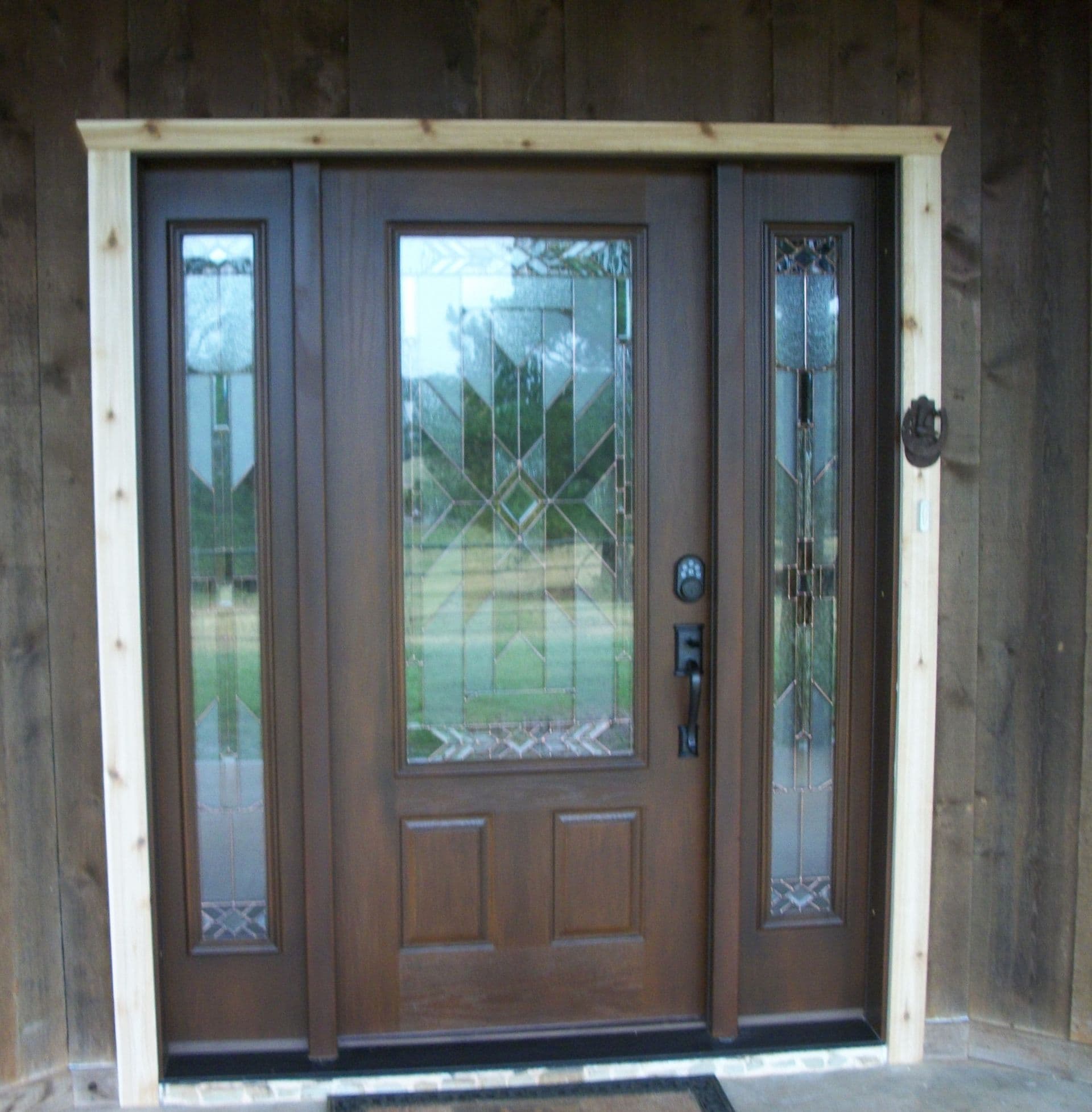Stained Oak Door