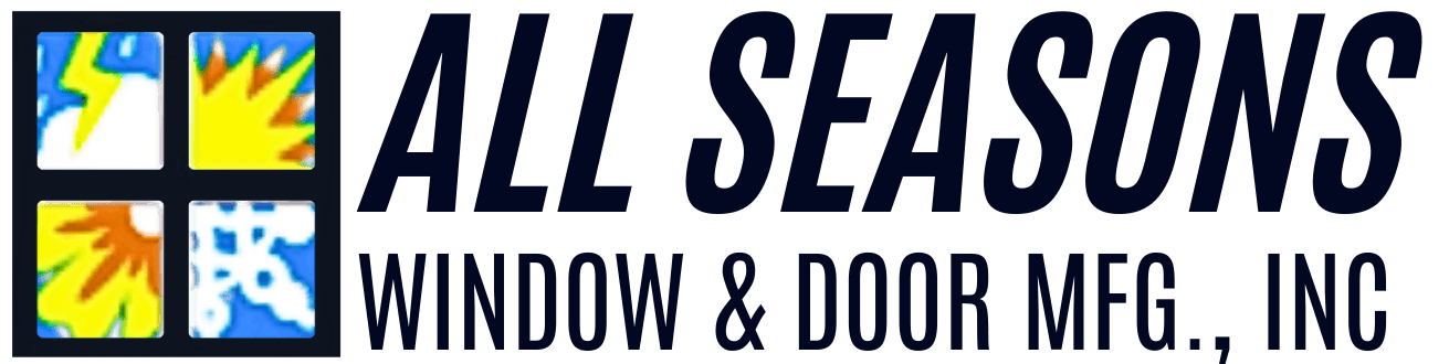 All Seasons Window and Door Logo Dark Blue